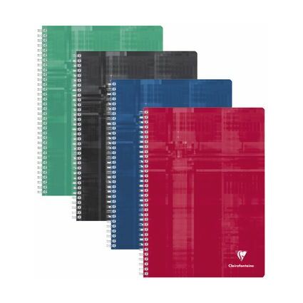 Clairefontaine Spiralheft, DIN A4, kariert 5x5, 90 Blatt