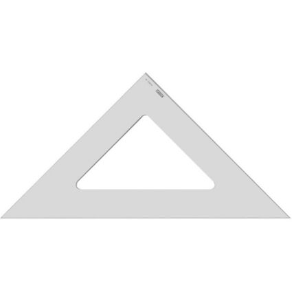 MINERVA Zeichendreieck, Hypotenuse: 424 mm, 45 Grad