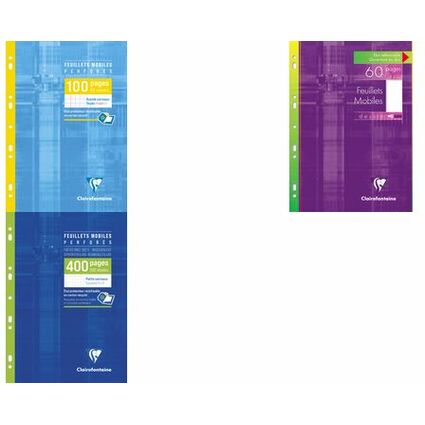 Clairefontaine Feuillets mobiles, A4, sys, 200 pages