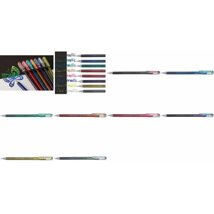 Pentel Hybrid Gel-Tintenroller "Dual Pen", violett/trkis