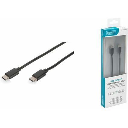 DIGITUS USB 2.0 Kabel, USB-C - USB-C Stecker, 1,0 m