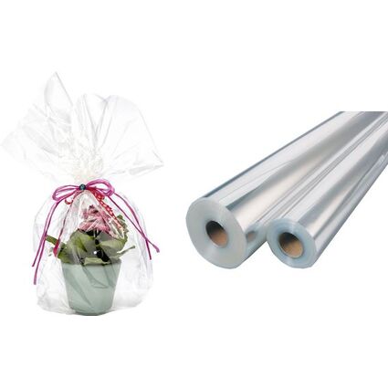 folia Geschenkfolie, 20 my, unbedruckt, 500 mm x 5 m