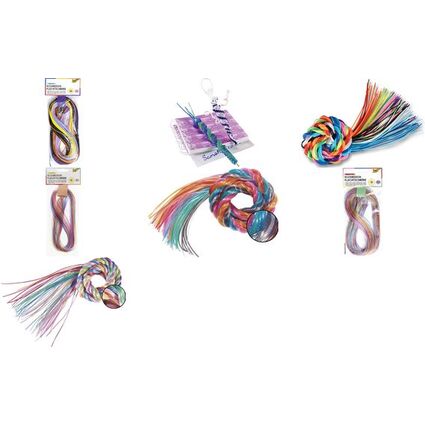 folia Scoubidou Flechtschnre BASIC MIX, 1,8 mm x 1 m