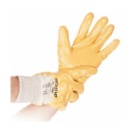 HYGOSTAR Arbeitshandschuh "NITRIL GRIP", gelb, XL