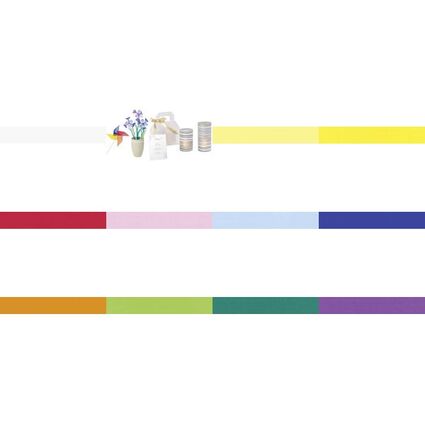 folia Transparentpapier, 505 x 700 mm, 115 g/qm, sortiert