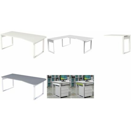 Kerkmann Pc Schreibtisch Fresh B 1 950 Mm Weiss 3618 Bei Www