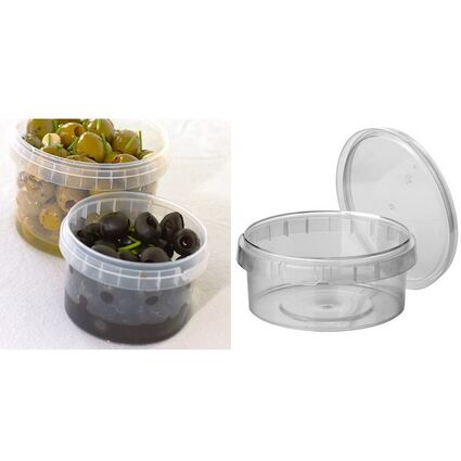 STARPAK Feinkost-Becher, rund, 770 ml, transparent