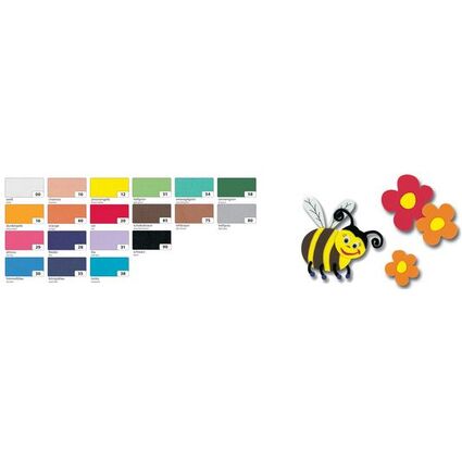folia Moosgummi, (B)290 x (H)400 mm, schwarz