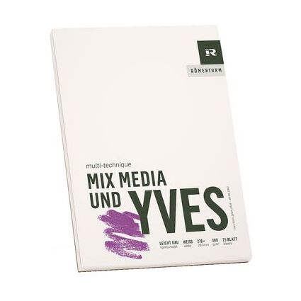 RMERTURM Knstlerblock "MIX MEDIA UND YVES", DIN A5