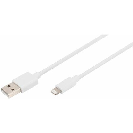 DIGITUS Daten- & Ladekabel, Apple Lightning - USB-A, 2,0 m