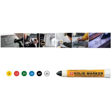 SAKURA Industriemarker SOLID MARKER LOW TEMPERATURE, schwarz