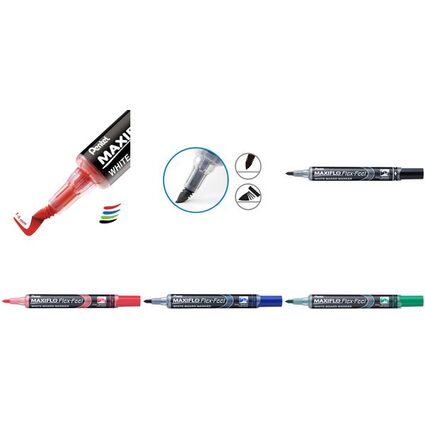 Pentel Whiteboard-Marker MAXIFLO Flex-Feel, grn