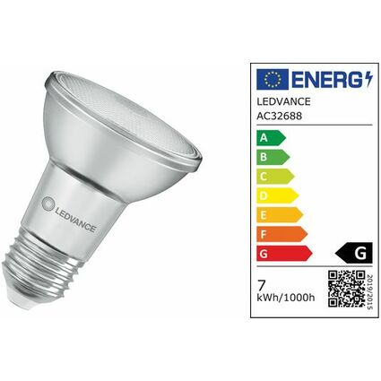 LEDVANCE LED-Lampe PAR20 DIM, 6,4 Watt, E27 (927)