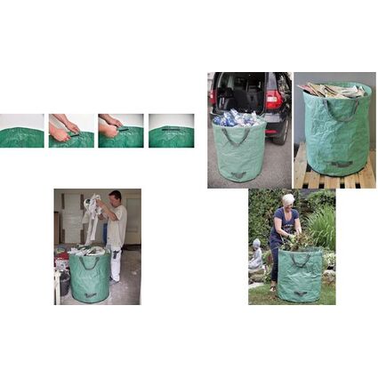 TerCasa Gartensack, 272 Liter, Polypropylen, grn, 3er Set