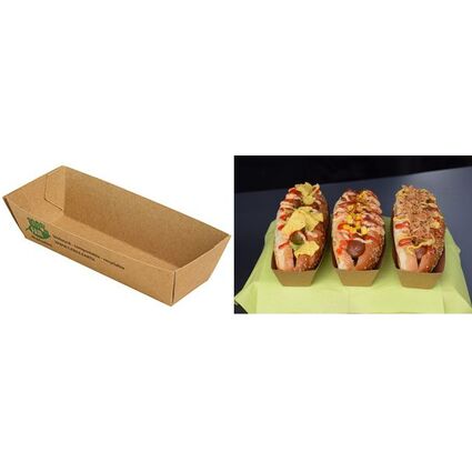 PAPSTAR Snacktray "pure", Mae: 155 x 85 x 35 mm