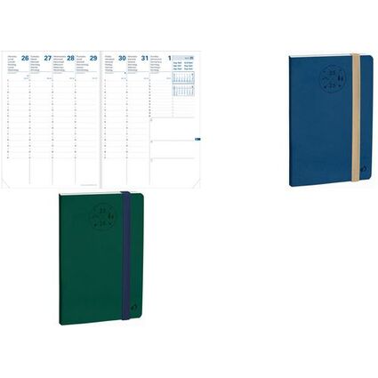 QUO VADIS Agenda Prsident SD 2024/2025, 16 mois, bleu denim