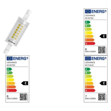 LEDVANCE LED-Lampe LINE, 8 Watt, R7s (827)