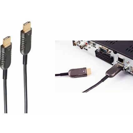 shiverpeaks BASIC-S AOC-HDMI Kabel, 4K, schwarz, 15 m