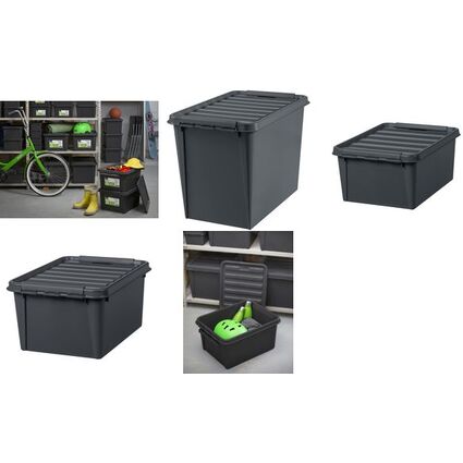 smartstore Aufbewahrungsbox RECYCLED 45, 47 Liter, anthrazit