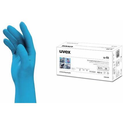 uvex Einweg-Handschuh u-fit, blau, Gre: S