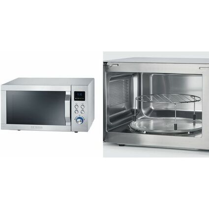 SEVERIN Mikrowelle MW 7751, mit Grillfunktion MW 7751 bei Severin MW 7751 Mikrowelle Silber 800 W Grillfunktion kaufen