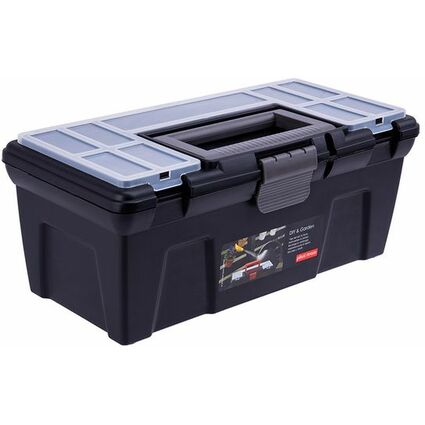 plast team Werkzeug-/Bastelkasten TOOL BOX, schwarz