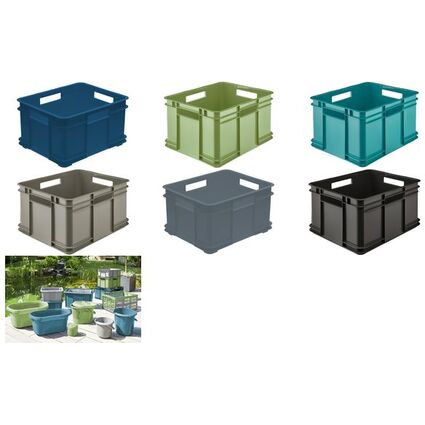 keeeper Aufbewahrungsbox Euro-Box XL "bruno eco", blau