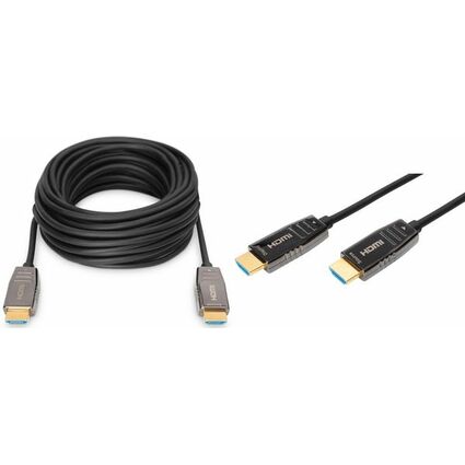 DIGITUS HDMI AOC Hybrid Glasfaserkabel, UHD 8K, 20 m