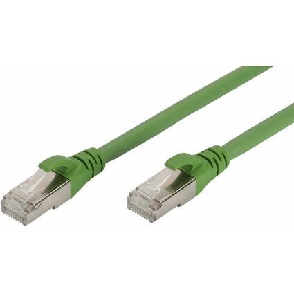 DIGITUS Patchkabel PUR, Kat. 6A, S/FTP, 15,0 m, grn