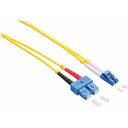 LogiLink LWL Patchkabel, LC-Duplex - SC-Duplex, OS2, 7,5 m