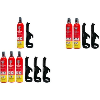 REINOLD MAX Feuerlsch-Spray "STOP FIRE" + 2 Halterungen