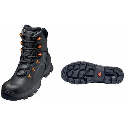 uvex 2 VIBRAM Winterschnrstiefel S3, schwarz/orange, Gr. 40