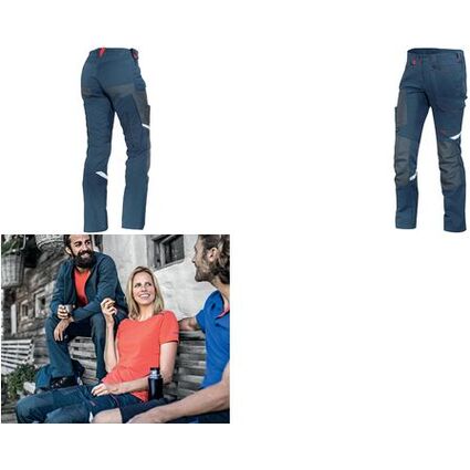 uvex Damen-Cargohose regular fit suXXeed, nachtblau, Gr. 44