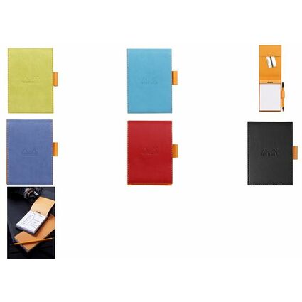 RHODIA Notizblock No. 12, 95 x 130 mm, kariert, orange