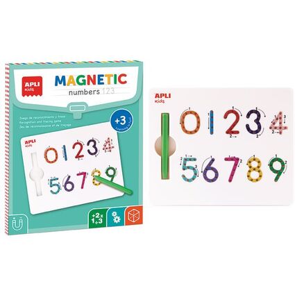 APLI kids Tableau magntique, "Magnets 123 chiffres"