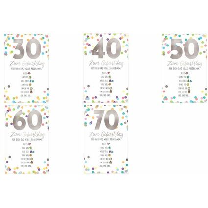 SUSY CARD Geburtstagskarte - 60. Geburtstag "Emoji 2"