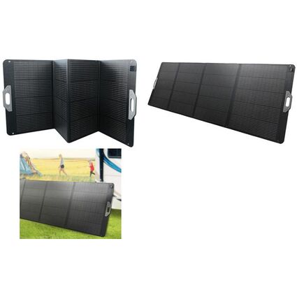 LogiLink Solarpanel, 200 Watt, faltbar, schwarz