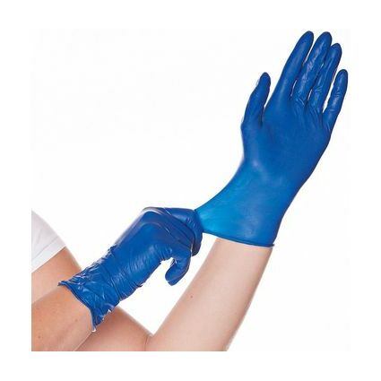 HYGOSTAR Latex-Handschuh Soft Blue, XL, blau, puderfrei