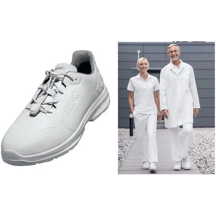 uvex 1 sport white nc Halbschuhe O2, weiß, Größe 47
