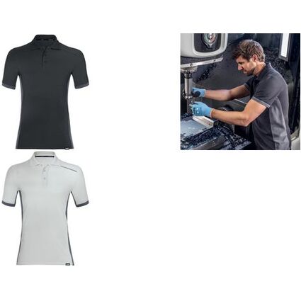 uvex Herren-Poloshirt suXXeed industry, hellgrau, M
