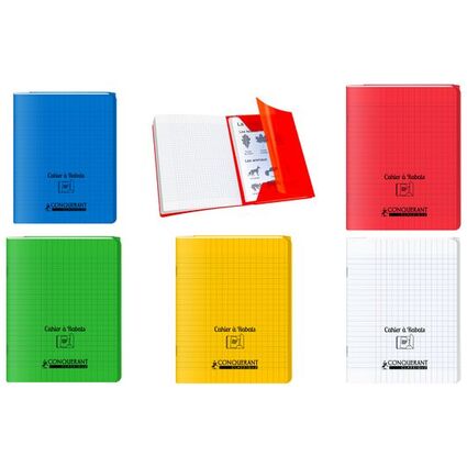 CONQUERANT CLASSIQUE Cahier  rabat 170 x 220 mm, vert