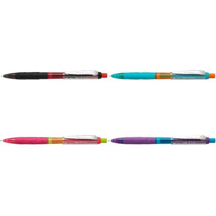 Pentel Druckbleistift Q-Erase, 0,5 mm, pink/gelb