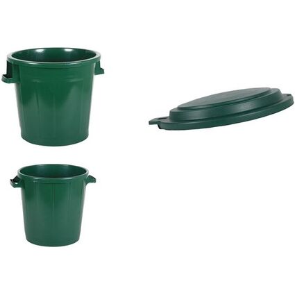 EDA Deckel für Abfalltonne 75 Liter, grün