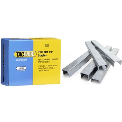 TACWISE Heftklammern 71/10 mm verzinkt, 20.000 Stck