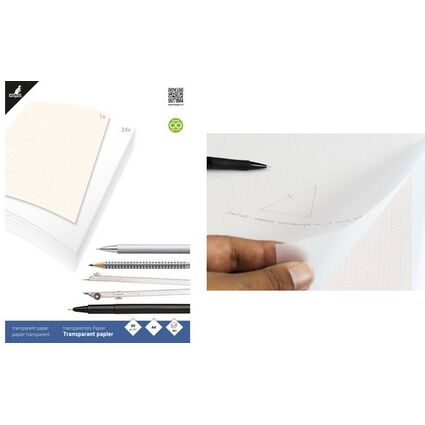 kangaro Transparantpapier-Block, DIN A3, 24 Blatt