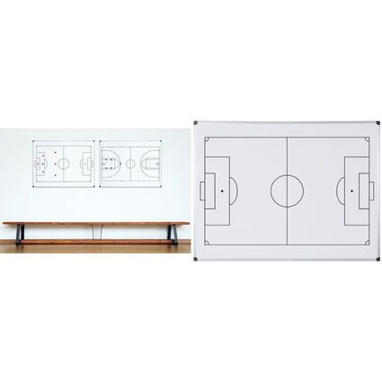 Bi-Office Weiwandtafel Fuballfeld, 900 x 600 mm