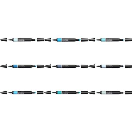 LEFRANC BOURGEOIS WINSOR & NEWTON Promarker, nachtblau