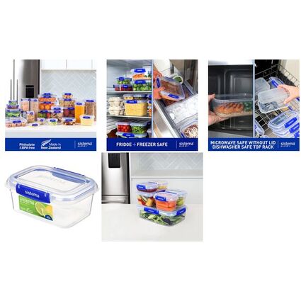 Sistema Frischhaltedose KLIP IT PLUS, 2,2 Liter, blau