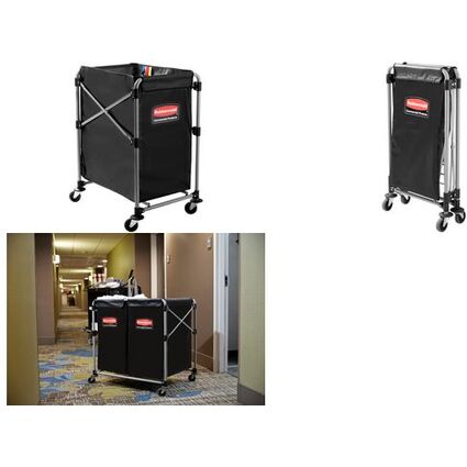 Rubbermaid Sack fr Klappwagen X-Cart, 150 Liter, schwarz
