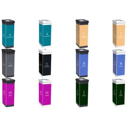 PAPERFLOW Collecteur pour slectif ampoules, schwarz